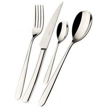 Set de Cubertería de Acero Inoxidable 24 Piezas Preludio Casa Bugatti