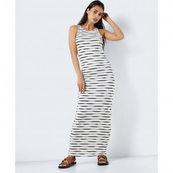 Vestido midi rayas sin mangas Noisy May