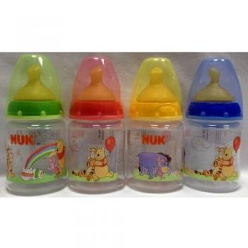 Nuk First Choice Disney Winnie the Pooh Latex Baby Bottle 150ml (0-6 Months)