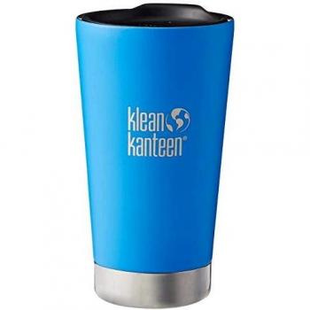Klean Kanteen Vaso insulado 16oz, Adultos Unisex, Azul, 158.6 mm h x 89.5 mm w x 89.5 mm l