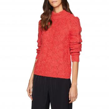 Naf Naf Jhnu85d, suéter para Mujer, Rojo