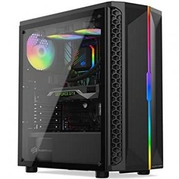 SilentiumPC Carcasa Signum SG1Q TG RGB PureBlack Mid