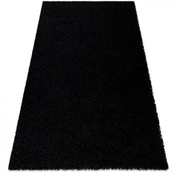 Alfombra SOFFI Shaggy 5cm Negra 200x290 cm