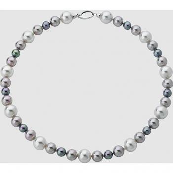 Collar Majorica Estela de perlas multicolor y plata