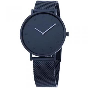 Pierre Cardin Elegant Black Analog Quartz Watch for Women, ONE SIZE