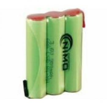 Batería recargable Ni-Mh 3,6V 900mAh AAAX3 con terminales de soldar