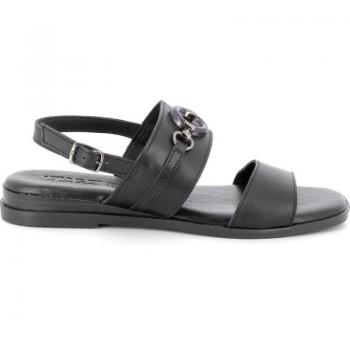 Sandalia plana Igi&co 56835, color negro, para mujer, diseño cómodo y versátil