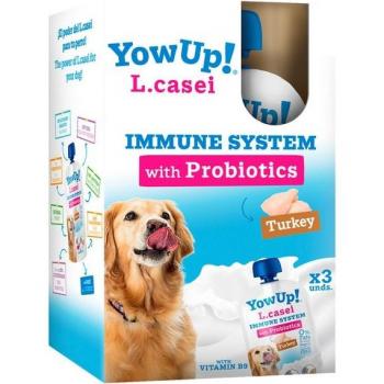 YOWUP! Yogurt L.Casei Probióticos Para Perros con Pavo 3 x 115g - Yogurt Probiótico Sin Lactosa para el Sistema Inmunitario de Mascotas