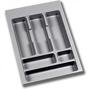EMUCA - Cubertero Recortable para cajón, Bandeja para Cubiertos cajón Ancho módulo 60cm