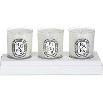 Diptyque - Candle Set Baies Figuier Rose (3x70g)