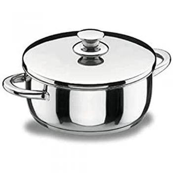 Lacor - 40018 - Cacerola Con Tapa Vitrocor 18cm Inox