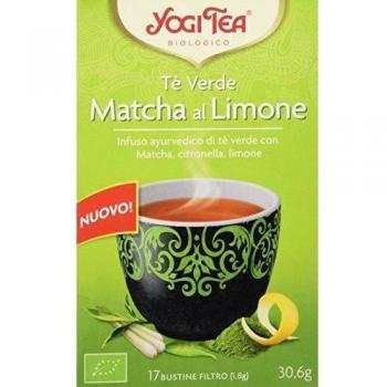 Yogi Tea 1365 Té Verde, Matcha al Limone - 30,6 gr - [confezione da 3]