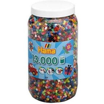 Juego de Construcción Hama Midi 13.000 Perlas Mezcla de 48 Colores