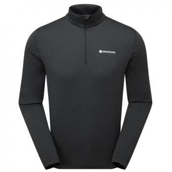 Montane Men's Dart Half Zip Long Sleeve T-Shirt - Black - XL