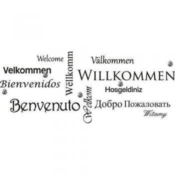 Graz Design 970035 - Adhesivo decorativo para pared con 5 ganchos de pared