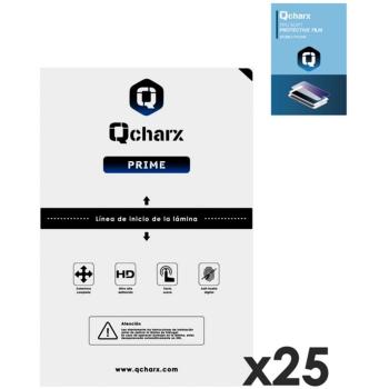 Láminas de Protección Frontales QCHARX Hidrogel Prime QX1 25 Unidades
