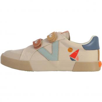 Victoria Tribu Multicolor Print Children's Sneakers with Double Velcro Closure