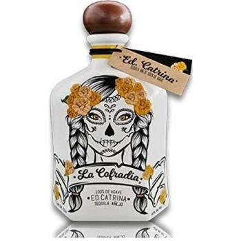 Tequila La Cofradia Catrina Añejo 700ml - Edición Especial de Agave 100% con 38% de Volumen de Alcohol