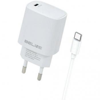 Set de carga Beline PD 3.0 USB-C - 20W - Blanco
