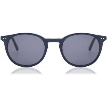 SmartBuy Collection Oval Full Rim Plastic Men's Prescription Sunglasses Blue Size 51