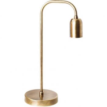 Lámpara de Sobremesa Retro Space Lumit 60W Cuero 53,5x15x30 Cm