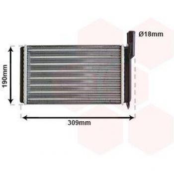 Radiador de calefacción VAN WEZEL 26006009