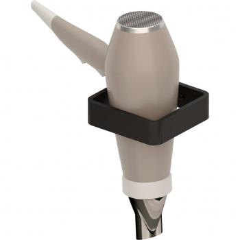 Soporte Secador de Pelo Rotterdam Mate Negro