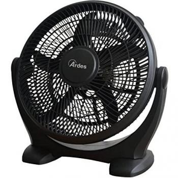 Ventilador de Pie Ardes AR5A45 45 cm Negro con 5 Palas y 3 Velocidades