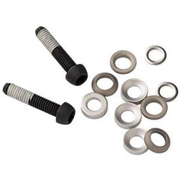 Sram uni tornillos para flat mount adapter t25 titanio 2pieza 005318005013frenosbremsa capas plata 17mm