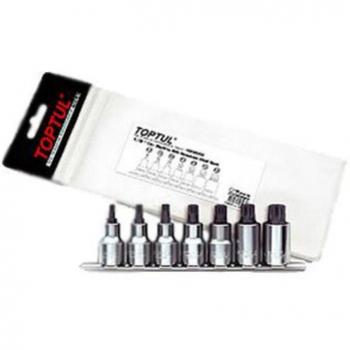 Juego de vasos XZN TOPTUL 1/2 pulgada 7 piezas (M5, M6, M8, M10, M12, M14, M16)