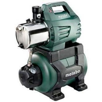 Metabo 600975000-Bomba de Agua para Uso Sanitario/doméstico HWW 6000/25 INOX 1300W Altura máx. Bombeo 55 m, 600975000 W, 240 V, Negro, 1