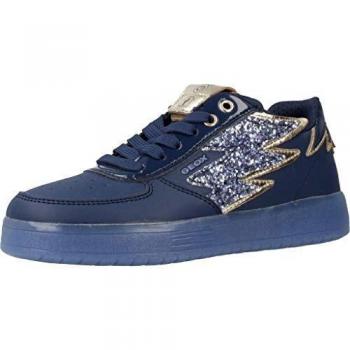 Geox J KOMMODOR Girl B, Zapatillas Mujer, Azul