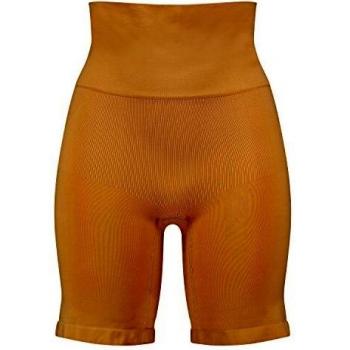 Pantalón Pitillo de Malla Reafirmante Beige Realzador
