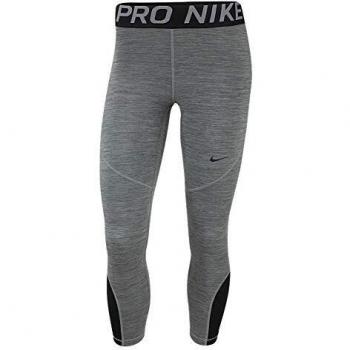 NIKE W NP Crop Pantalones de Deporte, Mujer, Black/htr/