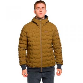 Chaqueta Plumífero con Capucha Trangoworld Teos ST Marrón Claro 180g 600cuin S