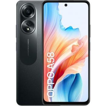 Smartphone Oppo A58 6.72 FHD+ 128GB ROM 6GB RAM Glowing Black Dual SIM Android 13 5000mAh