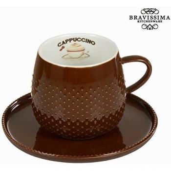 Tazza coffee con piatto chocolat - Kitchen's Deco Collezione by Bravissima Kitchen