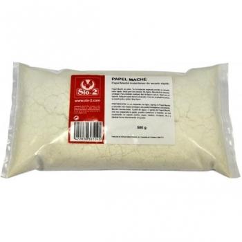 PAPEL MACHE SIO-2 EN POLVO DE SECADO RAPIDO PAQUETE DE 500 GR