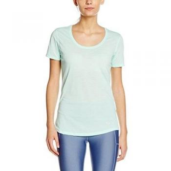 Under Armour Threadborne Streaker Ss - Camiseta para mujer, color verde, talla XL