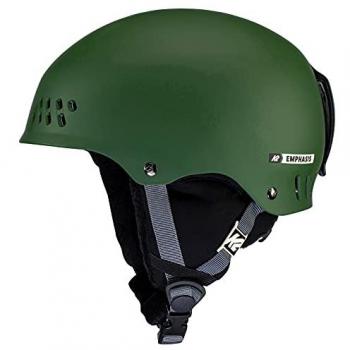 K2 Casco Emphasis Audio Forest Green S, casco de esquí/snowboard unisex adulto, color verde, talla S