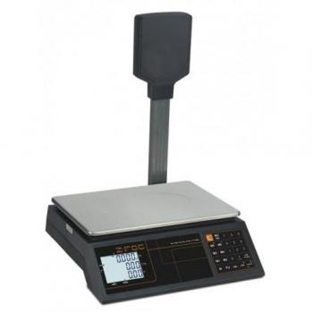 Balanza Comercial Gram Precision ZFOC ZFOC-30P RS - 30 kg de capacidad, precisión de 0.01 kg, pantalla LCD retroiluminada, plataforma de acero inoxidable, funciones de tara y conteo,