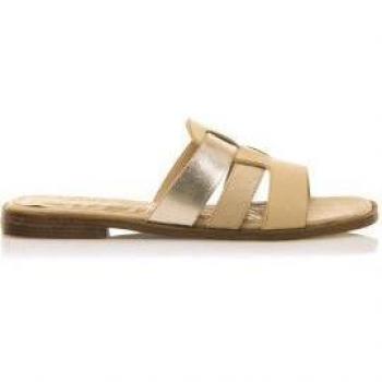 Sandalias planas mujer Julie oro Mustang