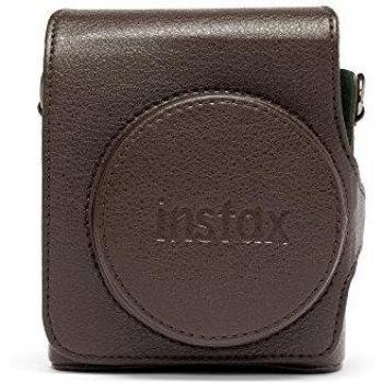 instax mini 90 - Funda de piel sintética con correa
