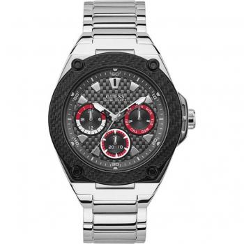 Reloj Guess Legacy W1305G1 para Hombre - Plateado - Multifuncional - Resistente Al Agua