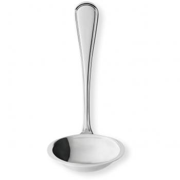 Gense diseño Calderoni Oxford Salsa cucharón, Plata, 167 mm