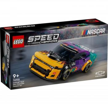 LEGO Speed Champions NASCAR Next Gen Chevrolet Camaro ZL1 - 76935, set de construcción de bloques, incluye un modelo detallado del Chevrolet Camaro ZL1 de NASCAR, cuenta con minifigura del piloto, diseño auténtico y