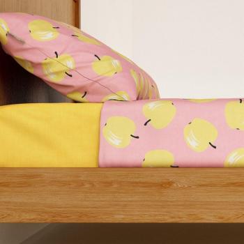 Juego de sábanas con bajera Fruits de United Colors of Benetton - Set completo para cama doble con 4 piezas