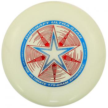 Discraft Ultrastar - Disco Volador, 175g, Brilla en la Oscuridad