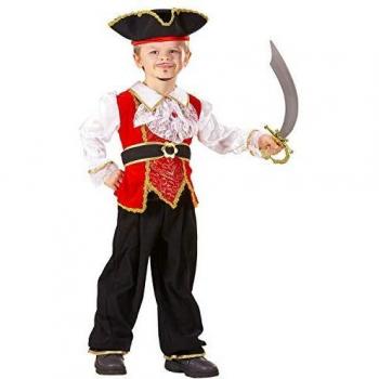 WIDMANN - Disfraz infantil de piratas, corsarios y bucaneros, multicolor, 104 cm / 2 – 3 años, 41079