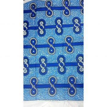 Julius Holland - waxblock - African fabric Light Blue, 2 yards
